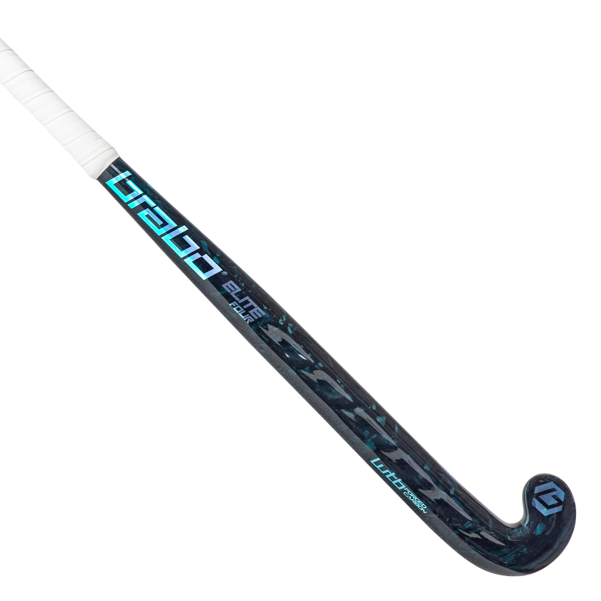 Hockeystick Elite 4 WTB Forged Carbon Lowbow Blauw