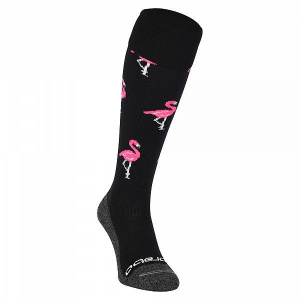 31808460020 Brabo Hockeysokken Flamingo Black Pink